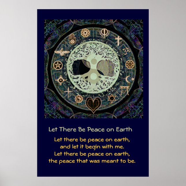 Poster Qu'il y ait la paix sur Terre (Devant)