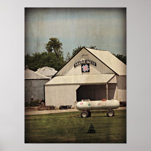 Poster Quilt Prairie Queen Barn (Devant)