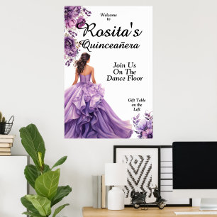 Poster Quinceanera 15e anniversaire