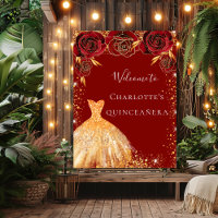 Quinceanera or rouge parties scintillant robe flor