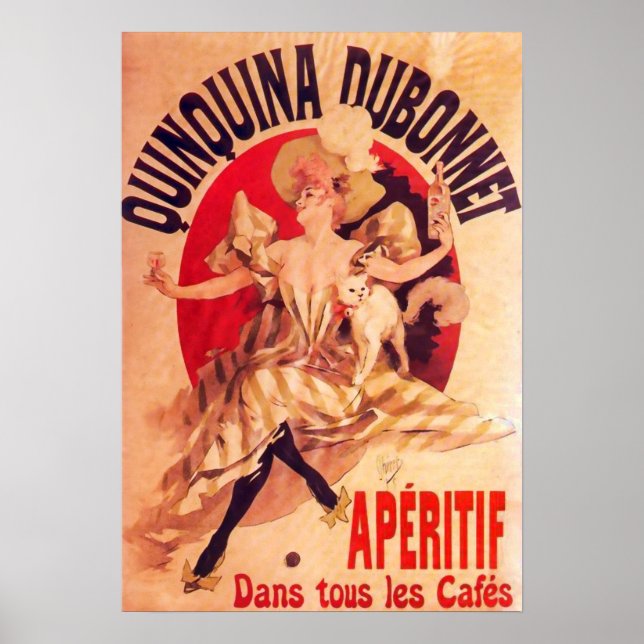 Poster Quinquina Dubonnet Jules Cheret Art (Devant)