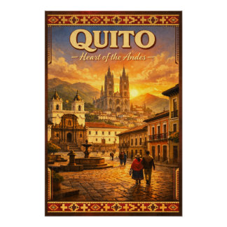 Poster QUITO – Heart of the Andes