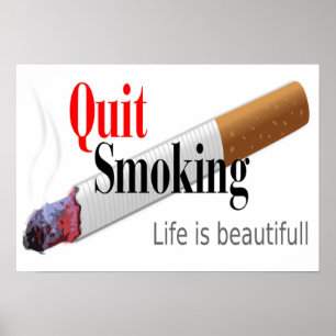 POSTER QUITTER LE TABAGISME