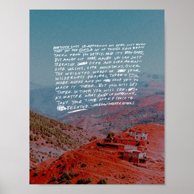 Poster Quoi qu'il arrive ici, (Devant)