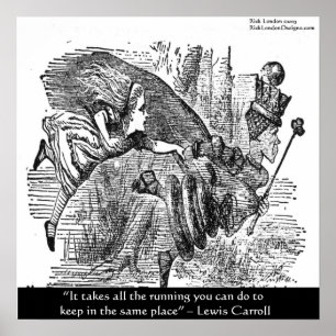 Poster Quota de Lewis Carroll Graphic & Famous