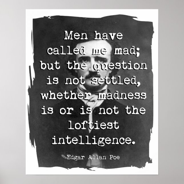 Poster Quota de Men Have Called Me Mad Poe (Devant)