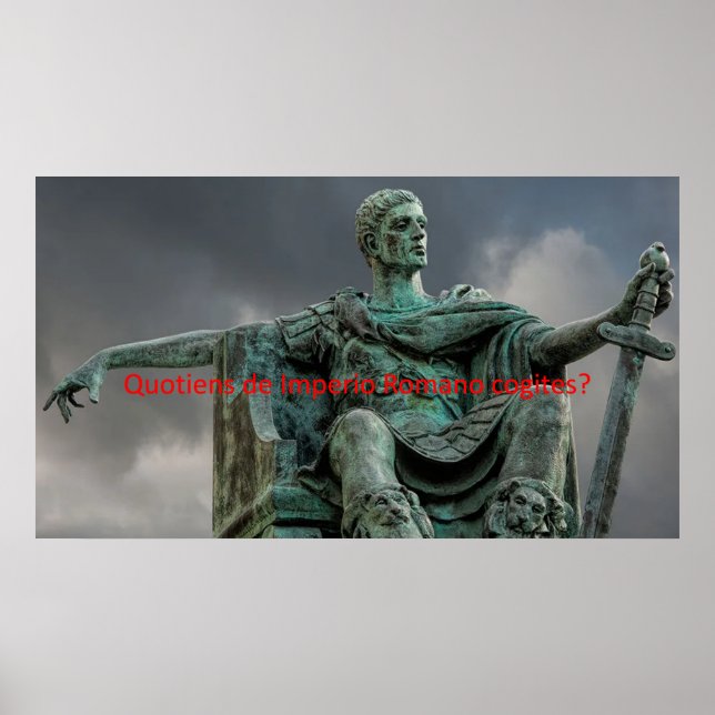 Poster Quotiens de Imperio Romano cogites ? #EDU (Devant)
