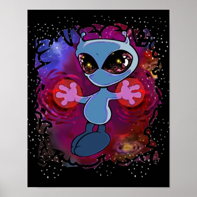 Poster Qwiby | Surge cosmique (Devant)