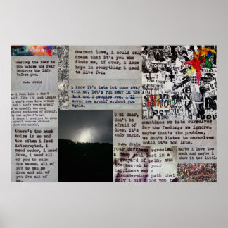 Poster r.m. drake citations et illustrations sur une affi