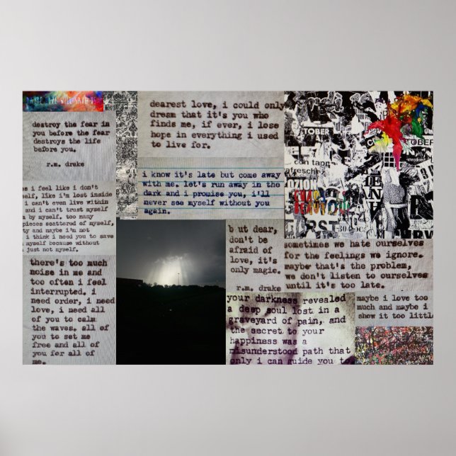 Poster r.m. drake citations et illustrations sur une affi (Devant)