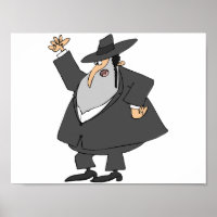 Poster Rabbi en colère