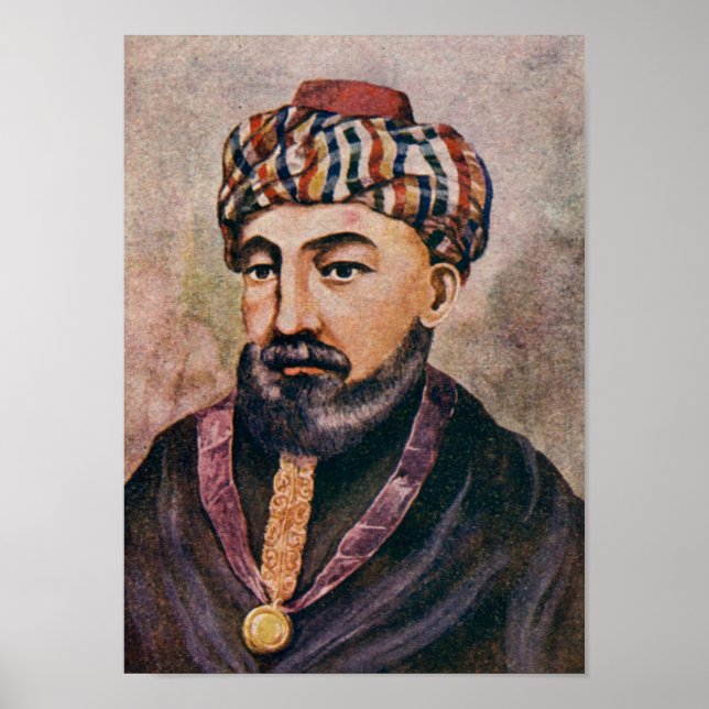 Poster Rabbi Moses Maimonides - La Rambam (Devant)