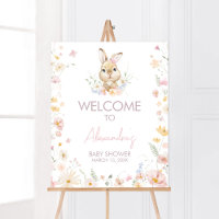 Rabbit Assez Baby shower Bienvenue