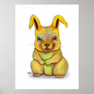 Poster Rabbit d'eau