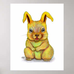 Poster Rabbit d'eau