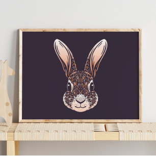 Poster Rabbit   Forest Animal Rabbit Wall Print