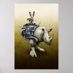 Poster Rabbit-Rhino