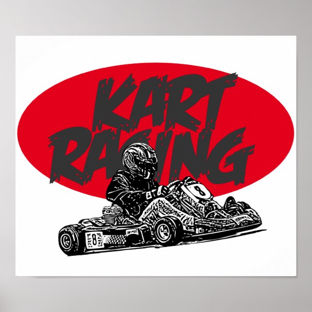 Poster Race karting (Devant)