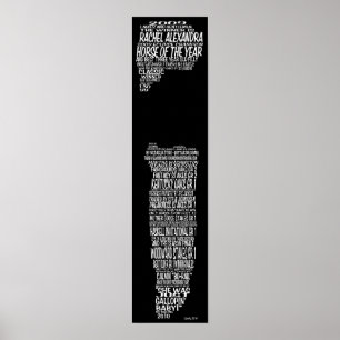 Poster Rachelpedia HOTEL Rachel Alexandra Tribute Canvas