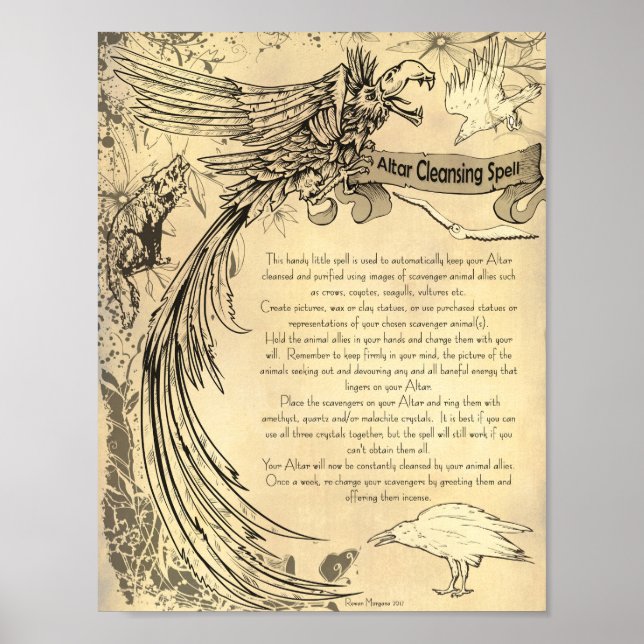 POSTER RACINE DE NETTOYAGE D'ALTAR (Devant)