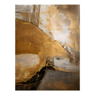 Poster Racines Abstraites rustiques