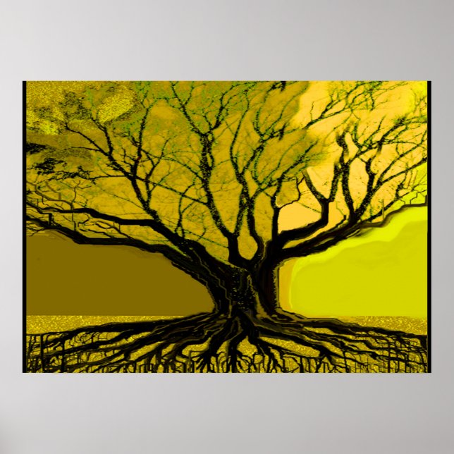 Poster Racines Vertes (Devant)