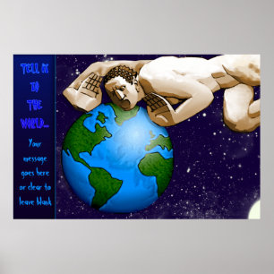 Poster Racontez-Le Au Monde (Poster Personnalisé)