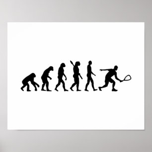 Poster Racquetball Évolution
