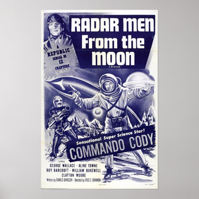 Poster Radar Men from the Moon (Devant)