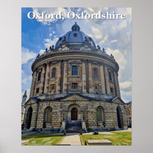Poster Radcliffe Reverie - Le Dôme Iconique d'Oxford