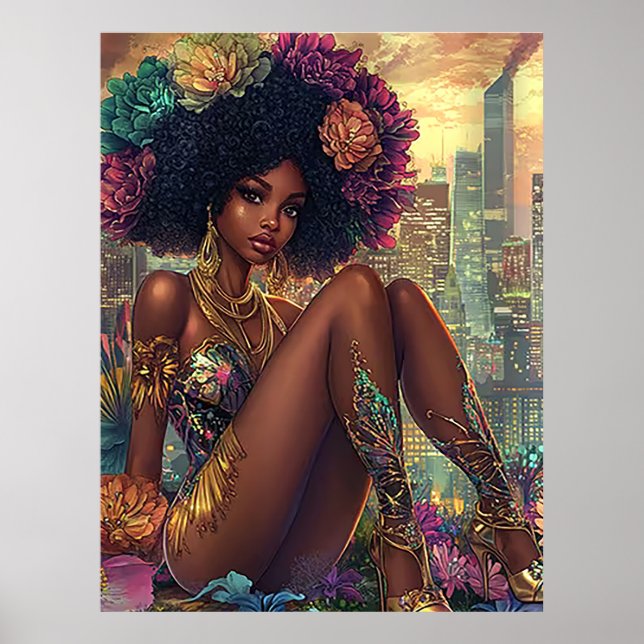 Poster Radiant City Goddess (Devant)