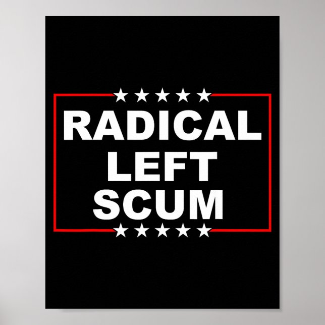 Poster Radical Left S Shirt I Am Radical Left S Funny  (Devant)