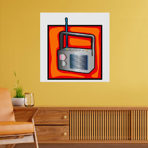 Poster Radio rétro