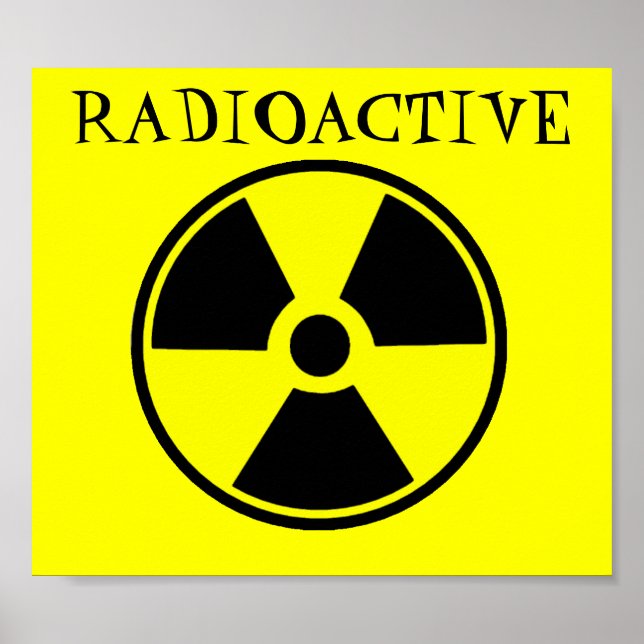Poster Radioactif (Devant)