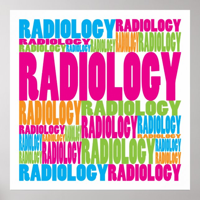 Poster Radiologie colorée (Devant)