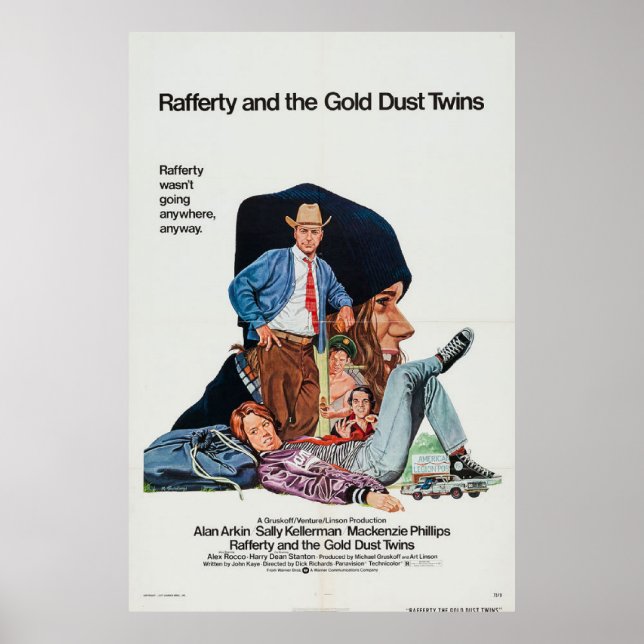 Poster Rafferty et l'affiche du film Gold Dust Twins (Devant)