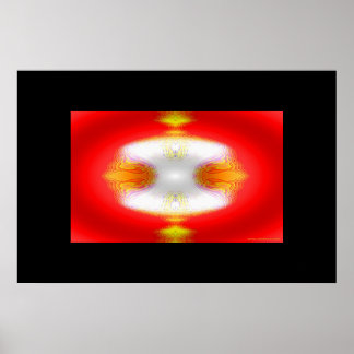 Poster Raffinage de l'or sur Red