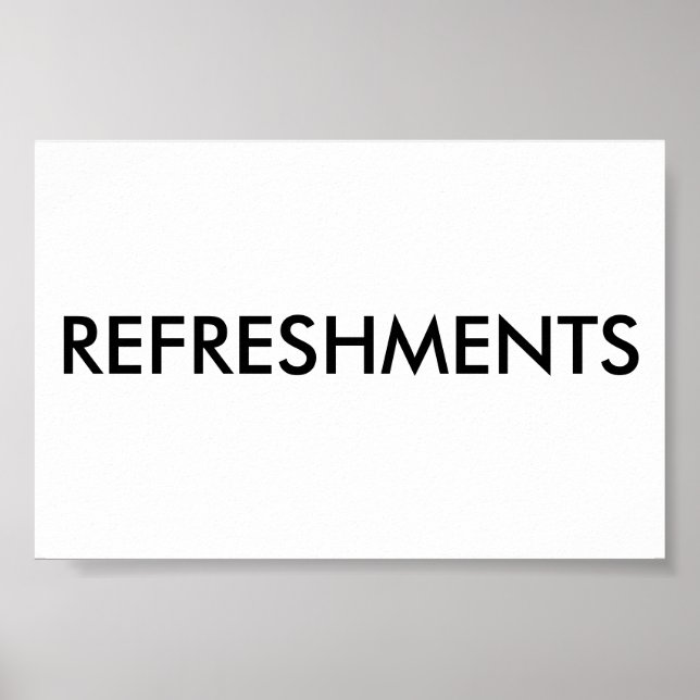 POSTER RAFRAÎCHISSEMENTS (Devant)
