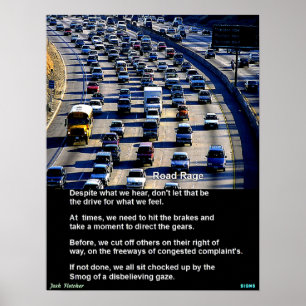 Poster Rage routier