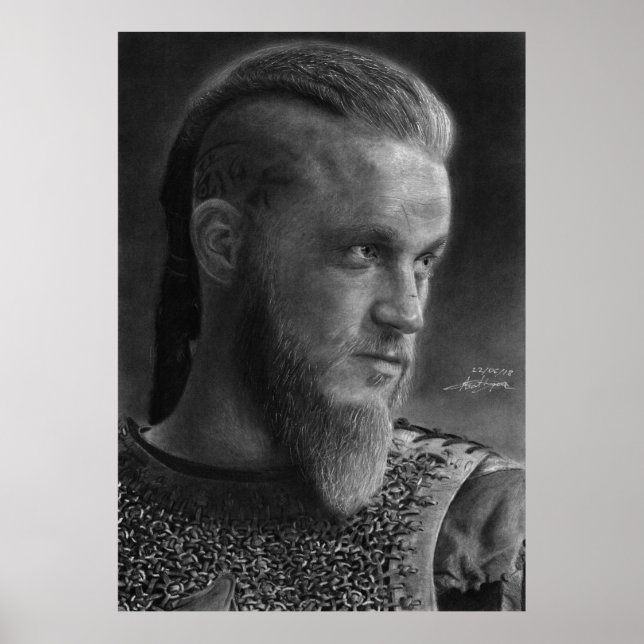 Poster Ragnar Lothbrok (Devant)