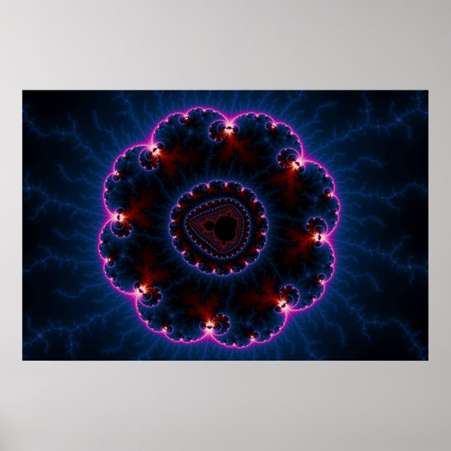 Poster Rai - Art fractal (Devant)
