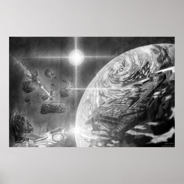 Poster Raiders spatiaux (Devant)