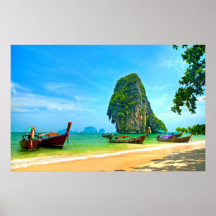 Poster Railay Beach, Krabi Thaïlande