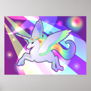 Poster Rainbow Alicorn