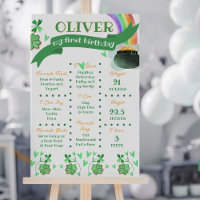 Rainbow Irish Thème Premier anniversaire Jalon