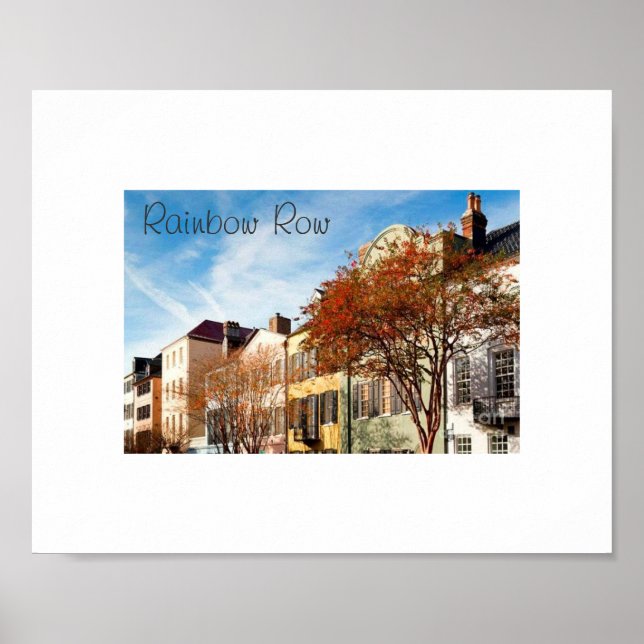 Poster Rainbow Row (Devant)