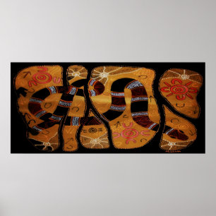 Poster Rainbow Serpent Dreaming