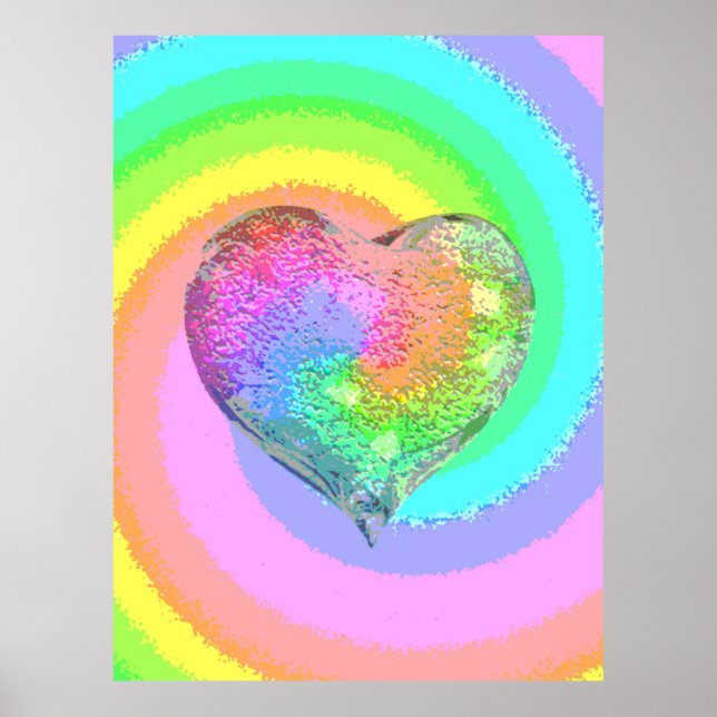 Poster Rainbow Valentine (Devant)