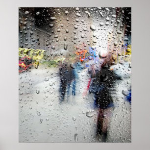 Poster Rainy Day NYC Abstrait