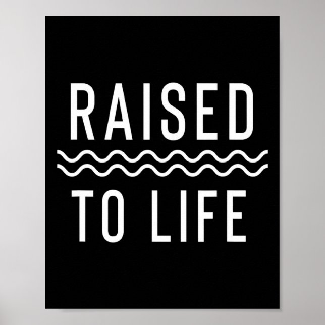 Poster Raised To Life New Christian Baptism _1  (Devant)